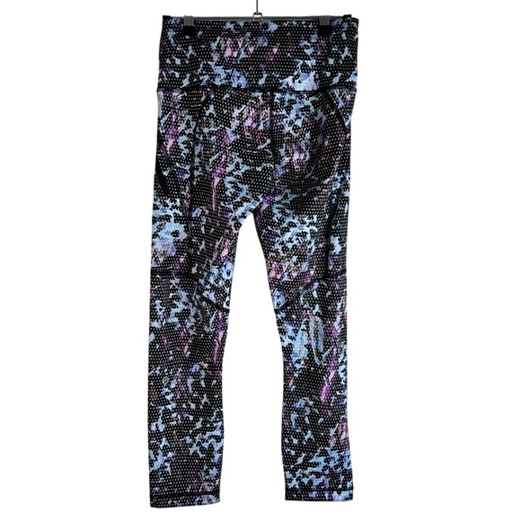 Lululemon Run: Top Speed Crop Full-On Luxtreme Floral Sport Tranquil Blue - Picture 1 of 15